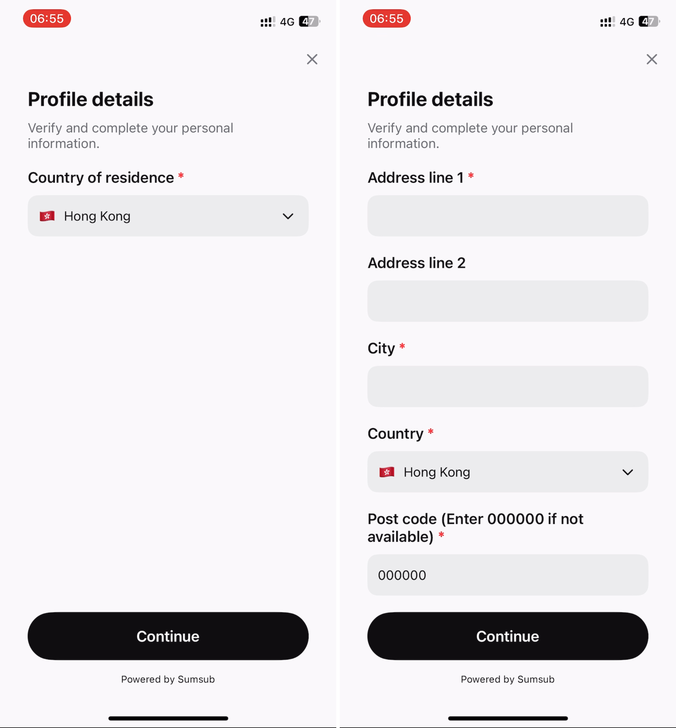 plasma-one-registration-guide_填写个人信息
